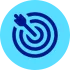 blue target icon