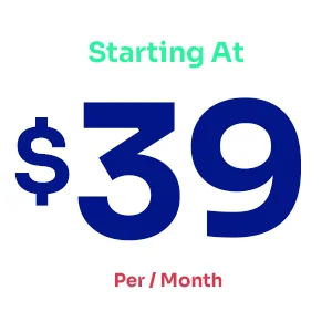 starting at 39 per month for on hold messaging